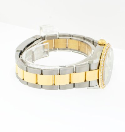 Rolex Datejust 31 Lady-datejust 31mm Yellow Gold Steel Champagne Diamond Dial Diamond Bezel 278383