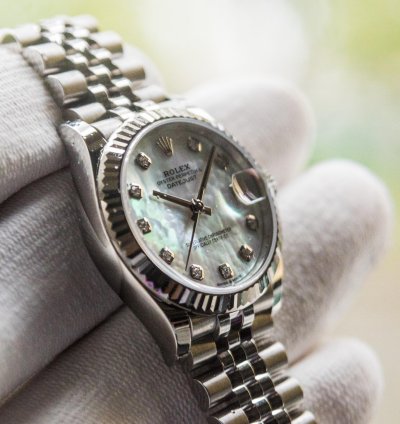 Rolex Datejust 31 Mother Of Pearl Dial - White Gold Stainless Steel - Jubilee Bracelet