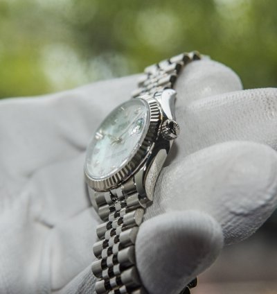 Rolex Datejust 31 Mother Of Pearl Dial - White Gold Stainless Steel - Jubilee Bracelet