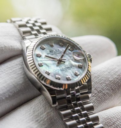 Rolex Datejust 31 Mother Of Pearl Dial - White Gold Stainless Steel - Jubilee Bracelet