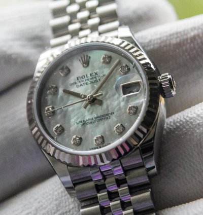 Rolex Datejust 31 Mother Of Pearl Dial - White Gold Stainless Steel - Jubilee Bracelet