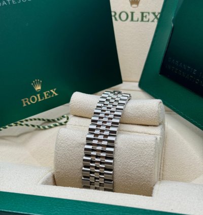 Rolex Datejust 31 New 2024 Mother Of Pearl Diamond Dial Diamond Bezel Stainless Steel Jubilee