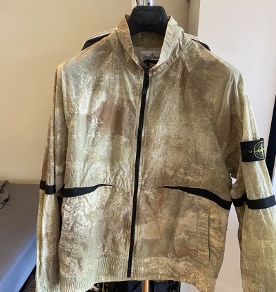 Stone Island Camo Windbreaker Jacket