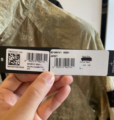Stone Island Camo Windbreaker Jacket