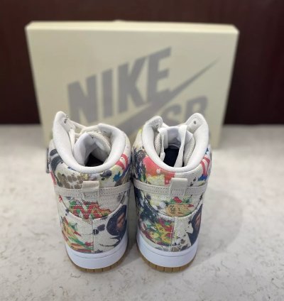 Nike Dunk High Sb X Supreme Rammellzee 2023 fd8779-100