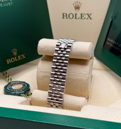 Rolex Datejust 31 New 2024 Pink Diamond Pave 6 Dial Diamond Bezel Stainless Steel Jubilee