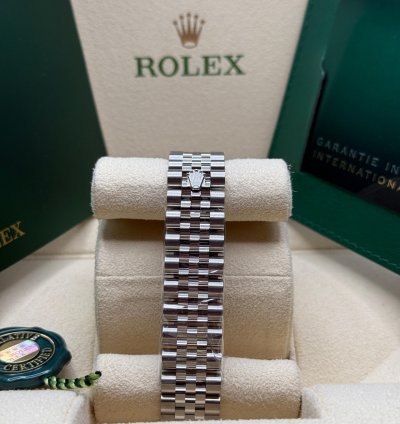 Rolex Datejust 31 New 2024 Pink Diamond Pave 6 Dial Diamond Bezel Stainless Steel Jubilee