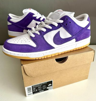 Nike Sb Dunk Low Pro Iso Orange Label Court Purple Dv5464 500