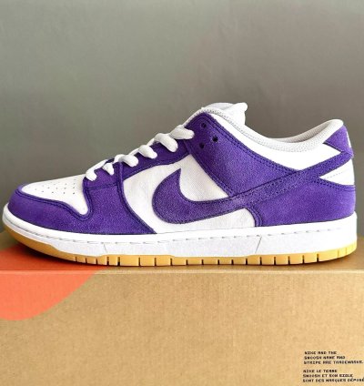 Nike Sb Dunk Low Pro Iso Orange Label Court Purple Dv5464 500