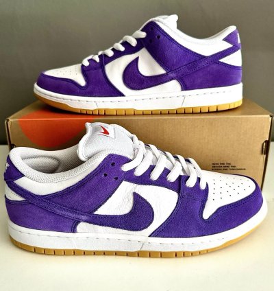 Nike Sb Dunk Low Pro Iso Orange Label Court Purple Dv5464 500