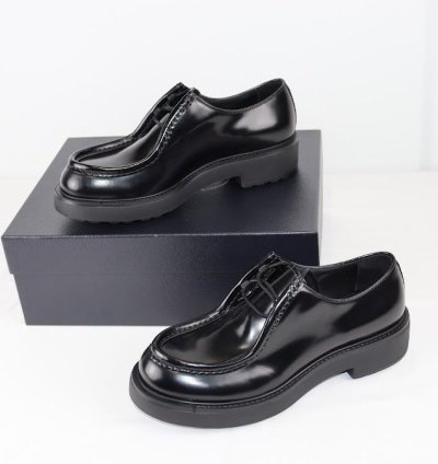 O1rshd 10 Prada Derby Shoes Loafers In Black