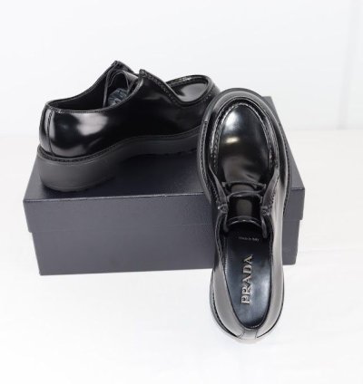 O1rshd 10 Prada Derby Shoes Loafers In Black