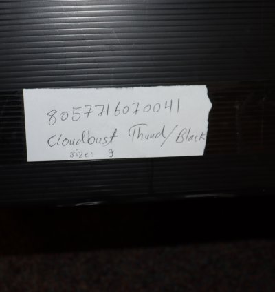 O1rshd Cloudbust Thunder Sneakers In Black Multicolor