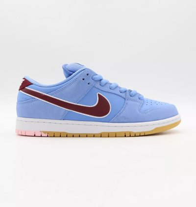 Nike Sb Dunk Low Pro Phillies Valor Blue Team Maroon Burgundy Dq4040-400