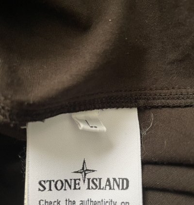 Stone Island Cotton Satin Overshirt Jacket Dark Brown Fw20