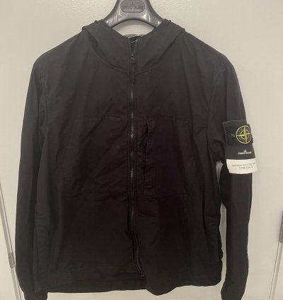 Stone Island Cotton Twill Black Jacket Xl