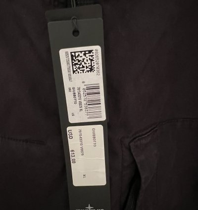 Stone Island Cotton Twill Black Jacket Xl