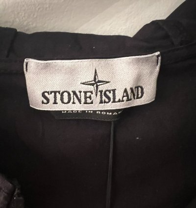 Stone Island Cotton Twill Black Jacket Xl