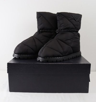 O1rshd1 Padded Re-nylon Booties In Black
