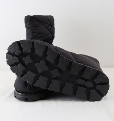 O1rshd1 Padded Re-nylon Booties In Black
