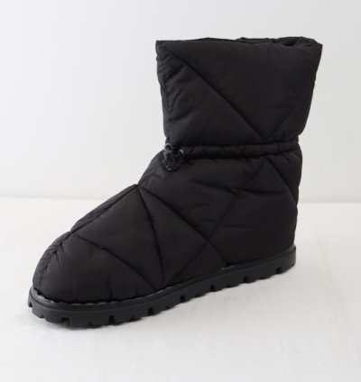 O1rshd1 Padded Re-nylon Booties In Black