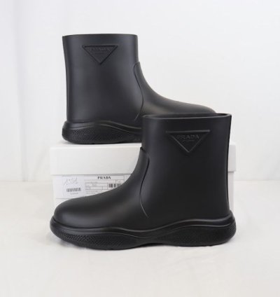 O1rshd1 Rubber Chelsea Boots In Black