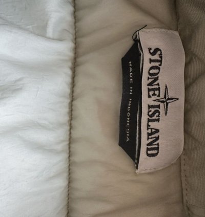Stone Island Crinkle Reps Down Blouson Parka Jacket Coat