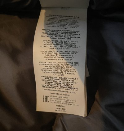 Stone Island Crinkle Reps Down Jacket