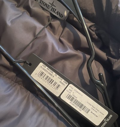 Stone Island Crinkle Reps Down Jacket