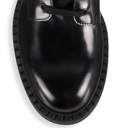 Os11x0124 Tall Mixed-media Combat Boots In Nero