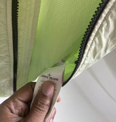 Stone Island Crinkle Reps Ny Dyed Jacket Sz Xxl