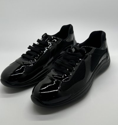 Patent Leather America Cup Sneakers