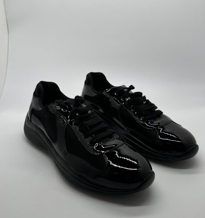Patent Leather America Cup Sneakers