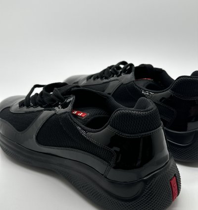Patent Leather America Cup Sneakers