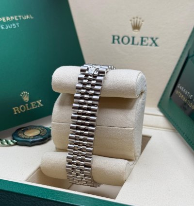 Rolex Datejust 31 New 2025 Pink Diamond Pave 6 Dial Diamond Bezel Stainless Steel Jubilee