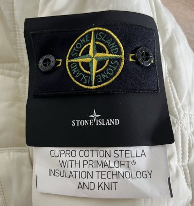 Stone Island Cupro Cotton Stella Primaloft Jacket Nwt