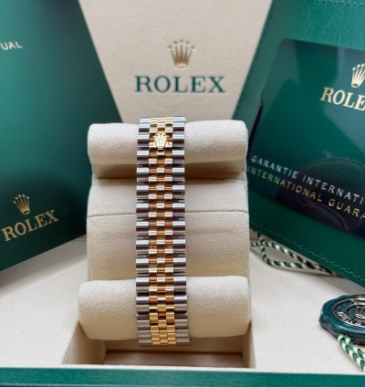 Rolex Datejust 31 New 2025 Silver Diamond Dial Diamond Bezel Two Tone Yellow Gold Jubilee