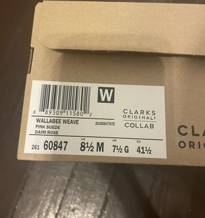 Pink Suede Supreme Clarks Wallabee Weave