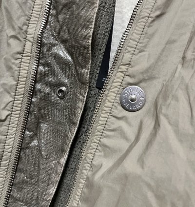 Stone Island Cupro Cotton Twill-tc Bomber Jacket