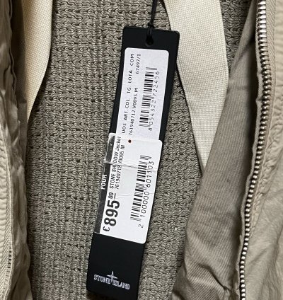 Stone Island Cupro Cotton Twill-tc Bomber Jacket