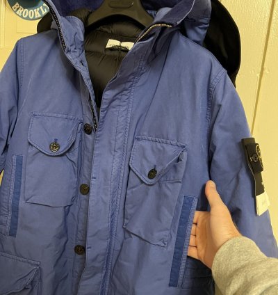 Stone Island David Tc Down Perrywinkle