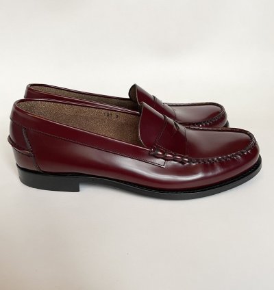 Polished Oxblood Leather Loafers