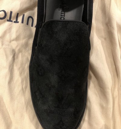 Pony Hair Frontrow Slip On Sneakers 8 Anthracite