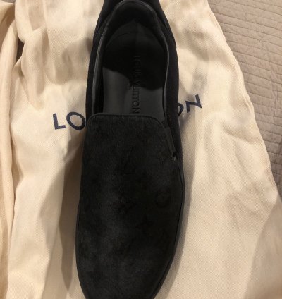Pony Hair Frontrow Slip On Sneakers 8 Anthracite