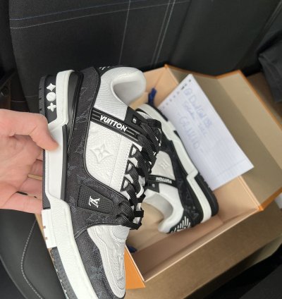 Pop Up Lv5 5 Trainer Black Denim Lv
