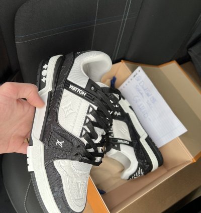 Pop Up Lv5 5 Trainer Black Denim Lv