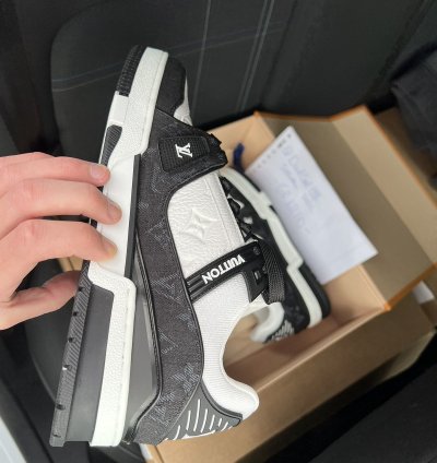 Pop Up Lv5 5 Trainer Black Denim Lv