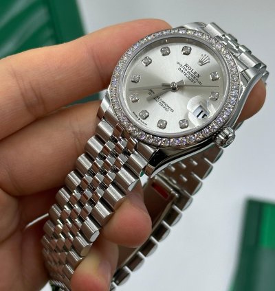 Rolex Datejust 31 Siilver Diamonds Jub