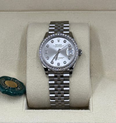 Rolex Datejust 31 Siilver Diamonds Jub
