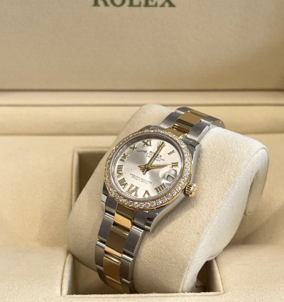 Rolex Datejust 31 Silver Roman Oys